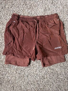 Pacsun ARC Men's Rust color running athletic Shorts -M